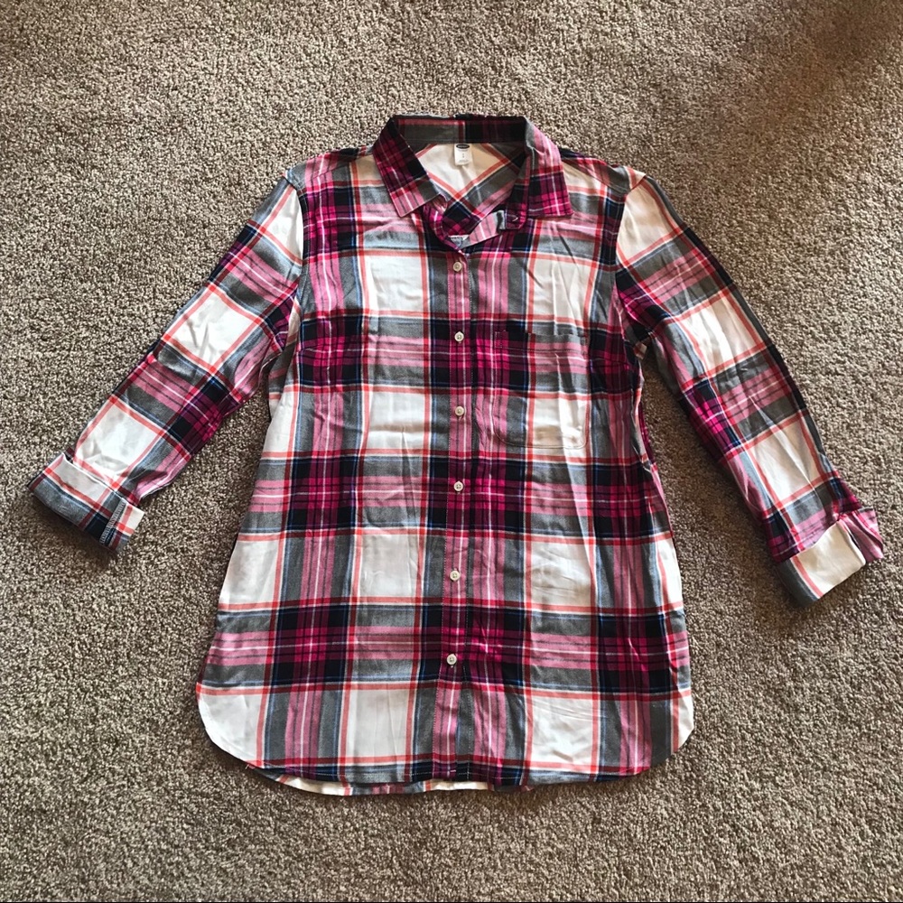 ‼️Old Navy Plaid Flannel Shirt‼️